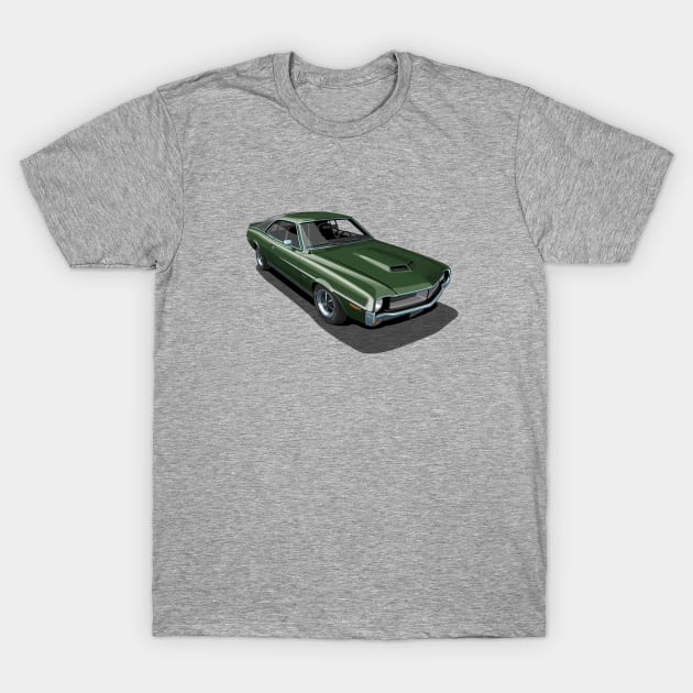 AMC Javelin in Glen Green T-Shirt by candcretro